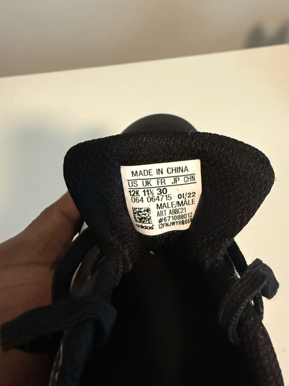 Kids Black Adidas Cleats - Picture 6 of 6